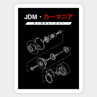 JDM Turbocharger Sticker